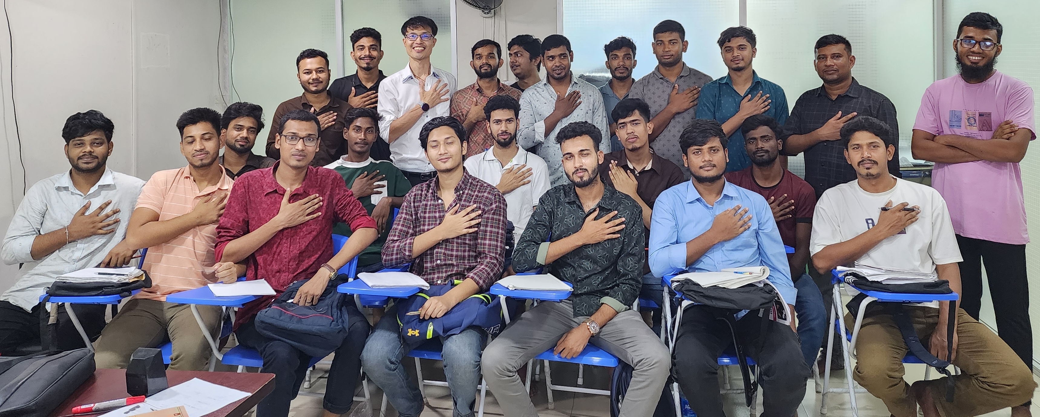 Students in classroom
